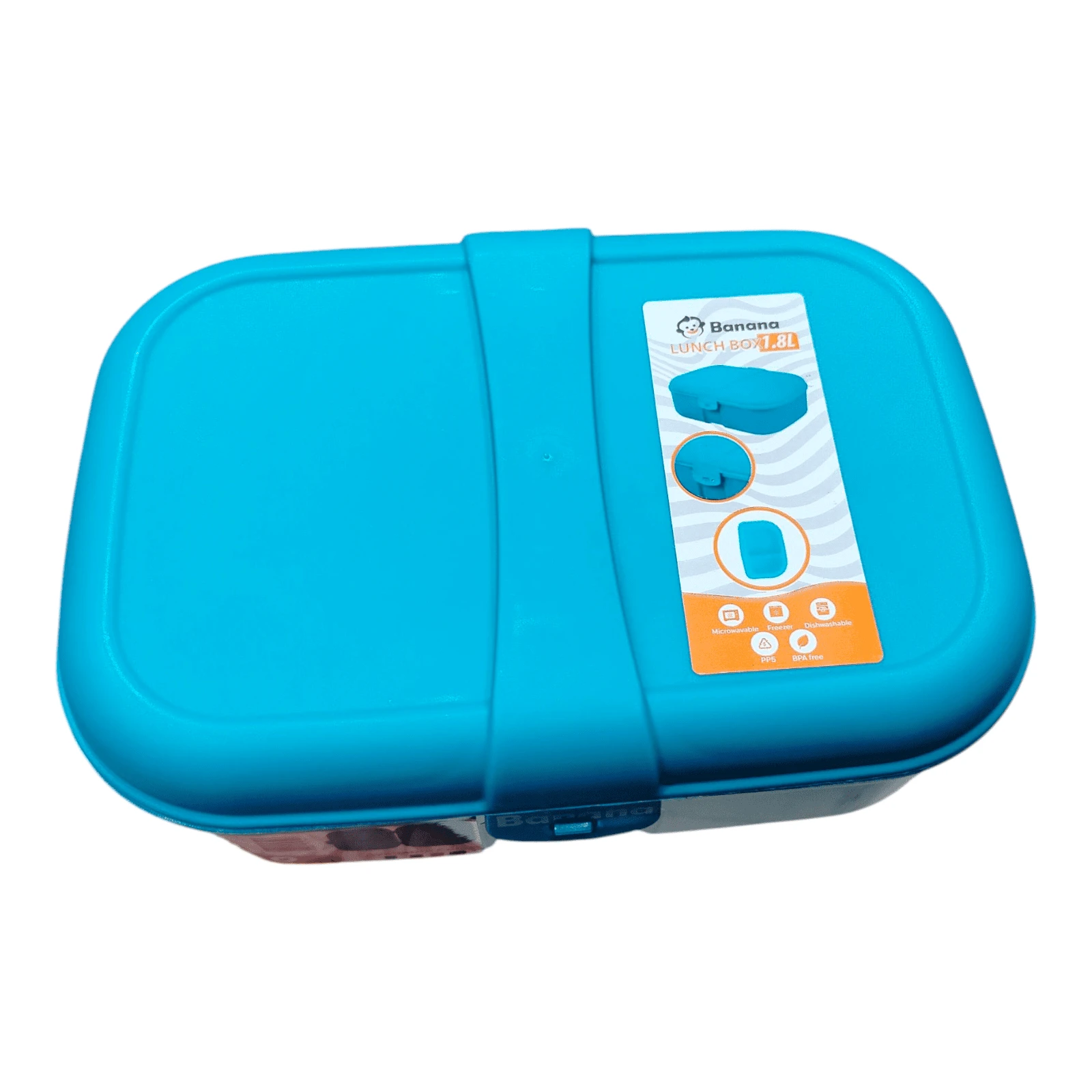 لانش بوكس 1.8 لتر مقسم مع طبق BANANA-24
